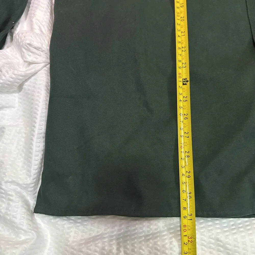 Levi’s Mens Hunter Green Size Large Cotton Utility Shirt Brand New